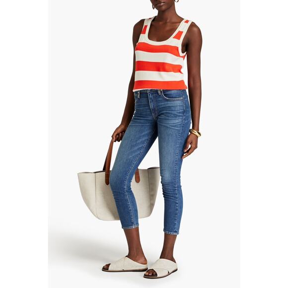 SLVRLAKE Lou Lou Cropped High Rise Slim NWOT Jeans - Picture 1 of 7